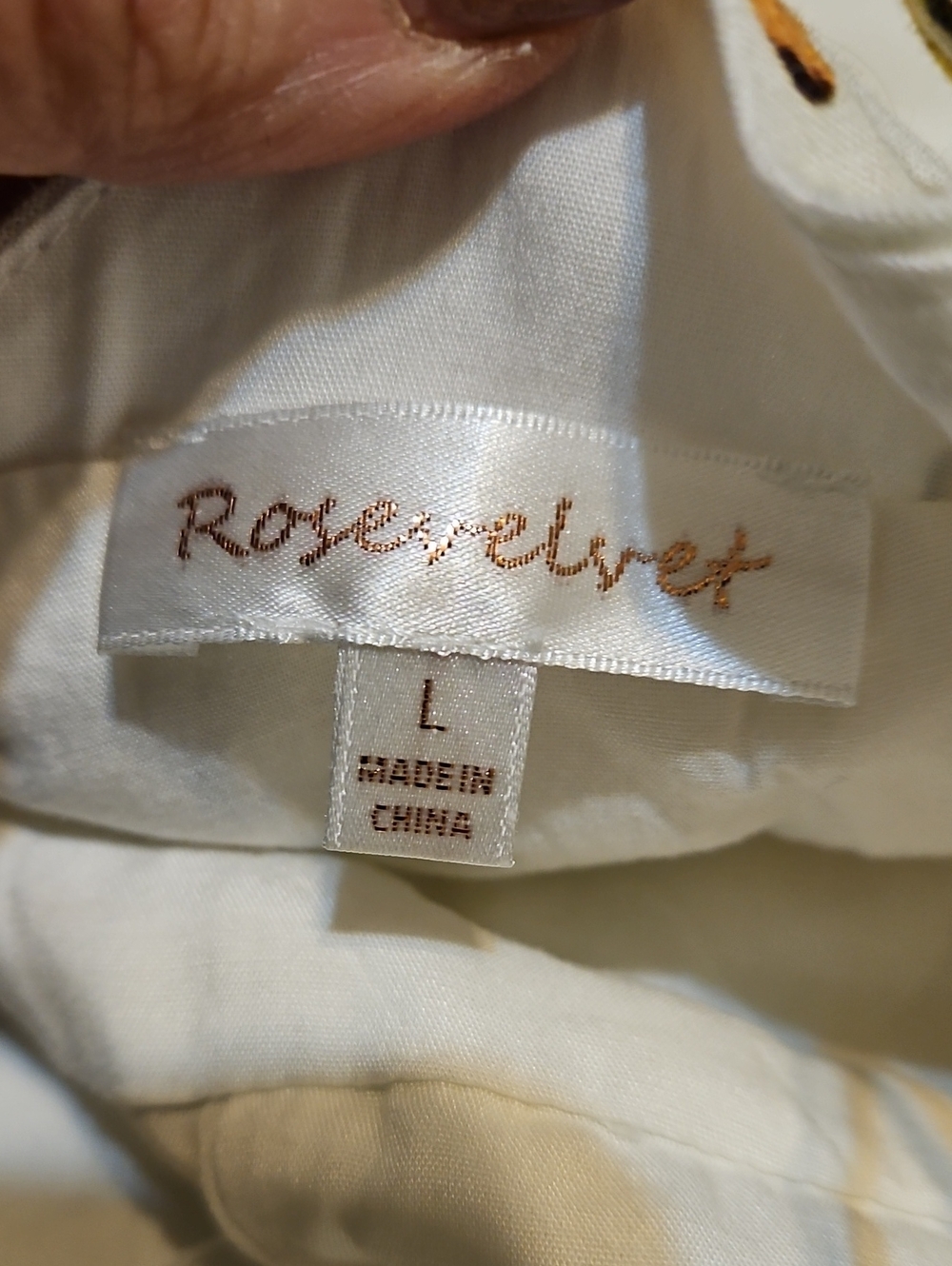 White Butterfly-Print Ruffle Romper - Picture 10 of 11
